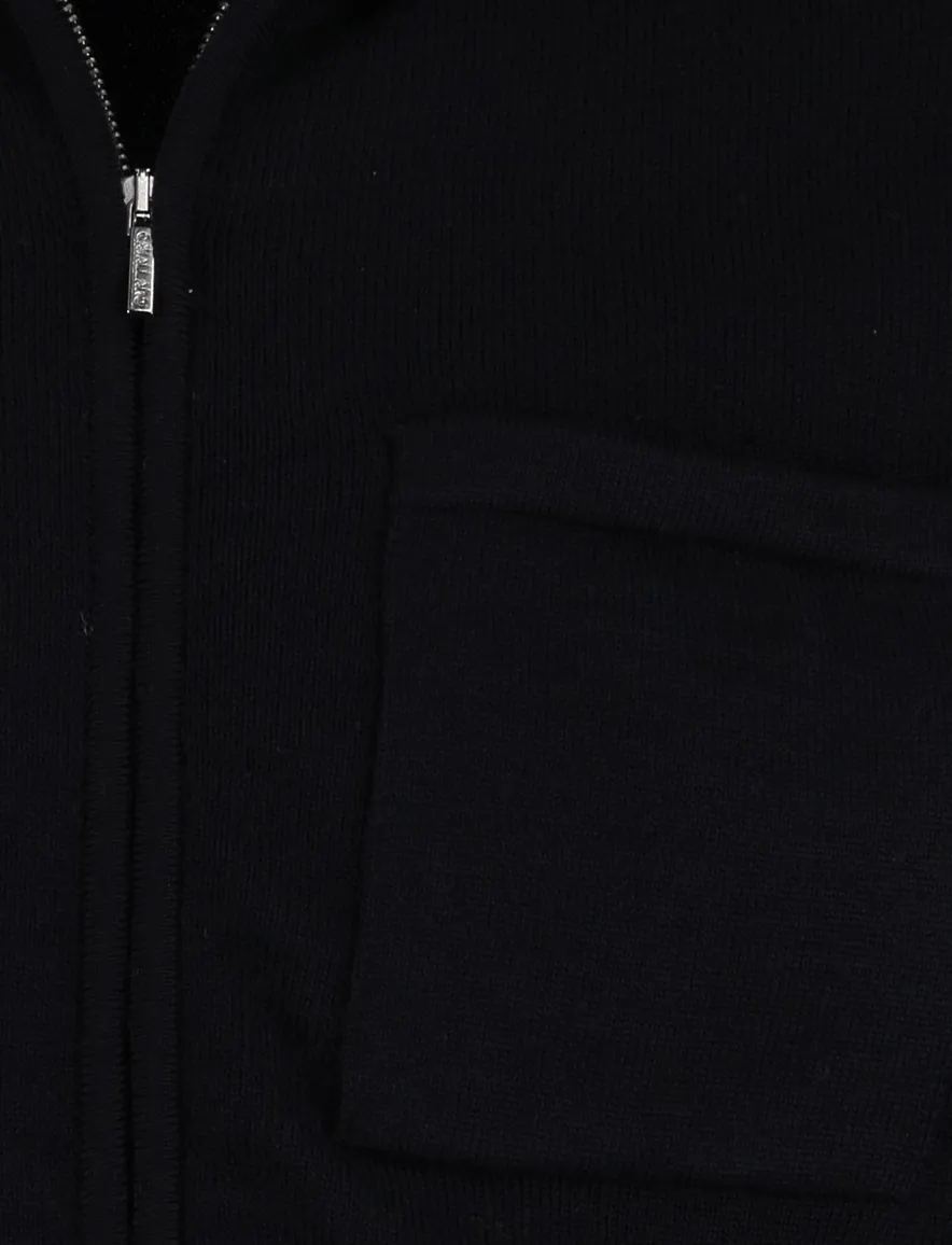 Cavallaro Malenio Vest donkerblauw enkele borstzak