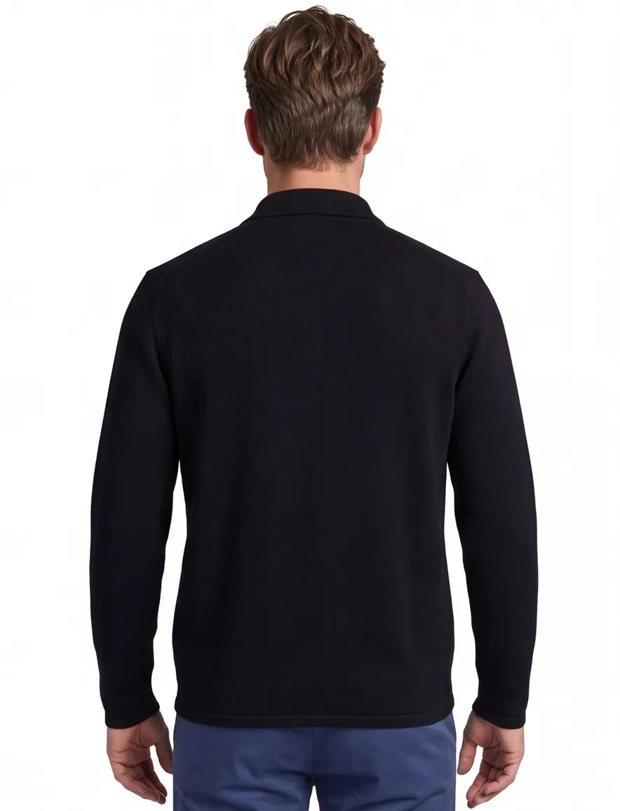 Cavallaro Malenio Vest donkerblauw enkele borstzak