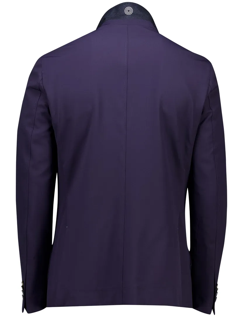 Blue Industry colbert donkerblauw effen