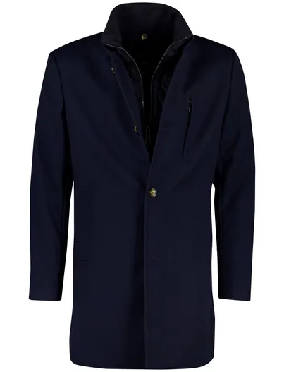 Scotland Blue Scotland Blue winterjas mantel donkerblauw