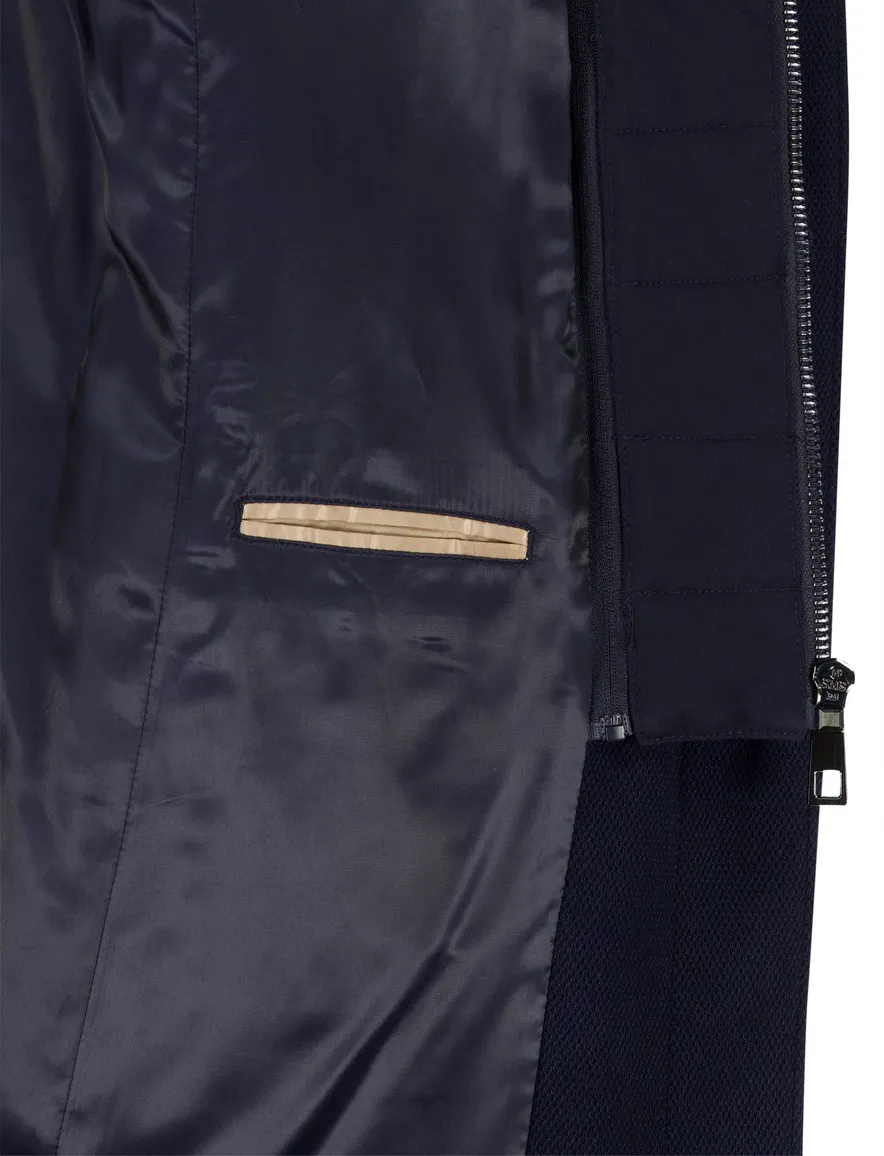 winterjas donkerblauw Scotland Blue