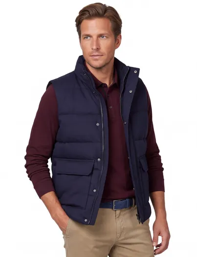 Scotland Blue Scotland Blue bodywarmer donkerblauw