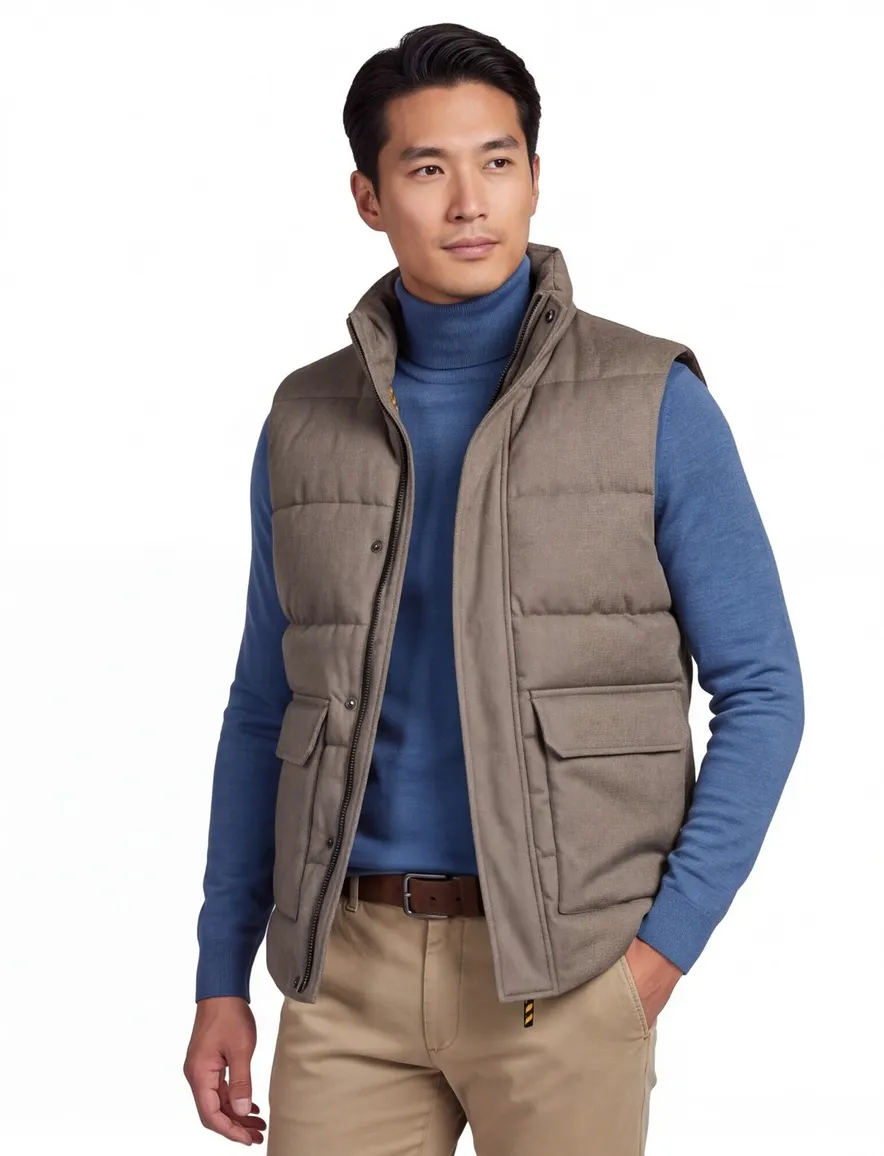 winterjas khaki Scotland Blue