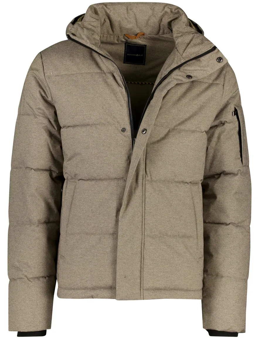 Scotland Blue Jurd winterjas camel