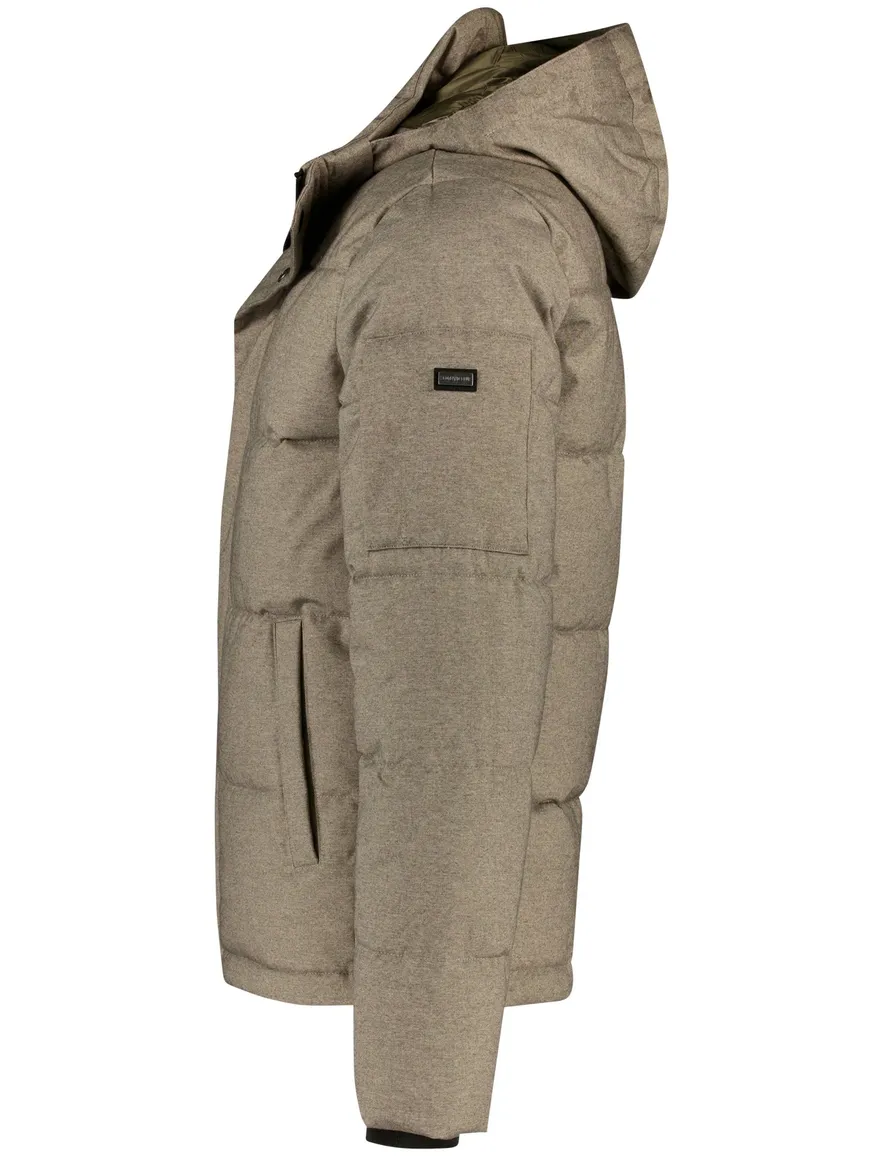 Scotland Blue Jurd winterjas camel