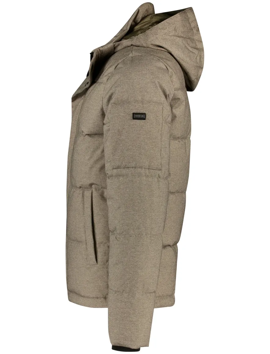 Scotland Blue Jurd winterjas camel