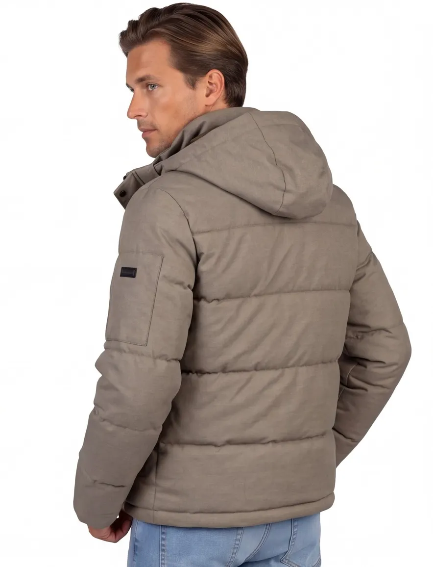 Scotland Blue Jurd winterjas camel