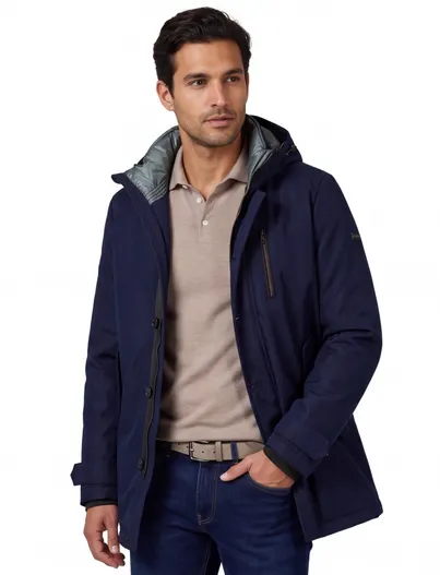 Scotland Blue Scotland Blue winterjas donkerblauw