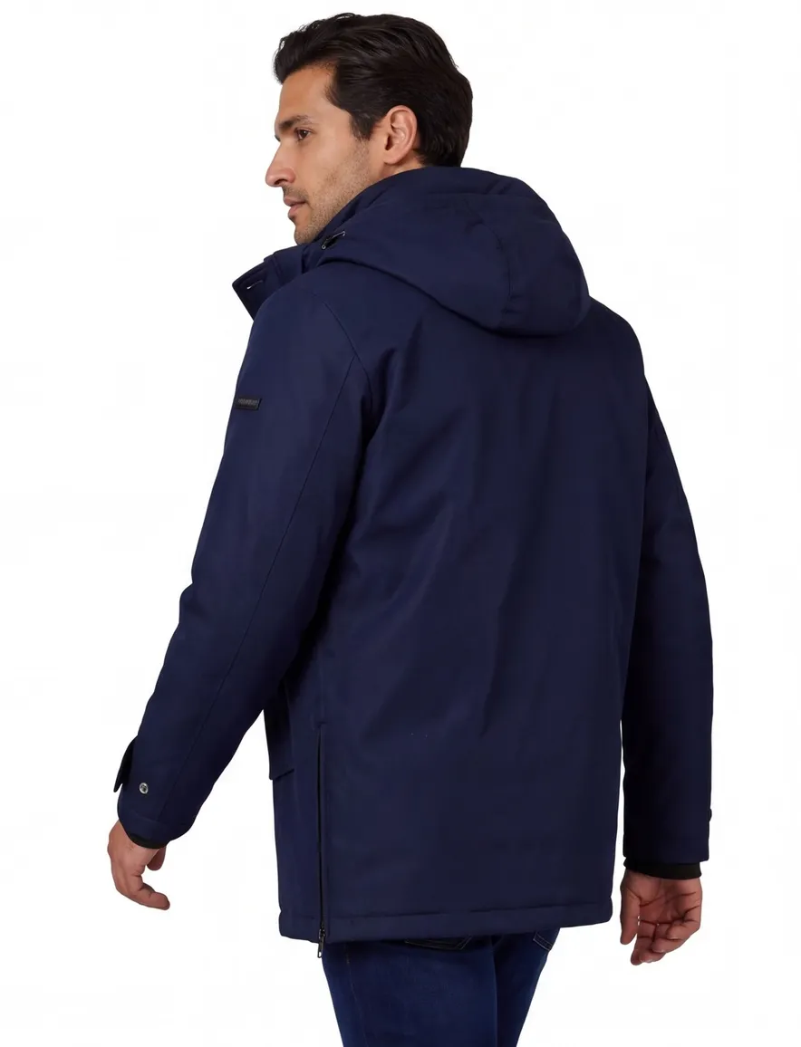 winterjas donkerblauw Scotland Blue