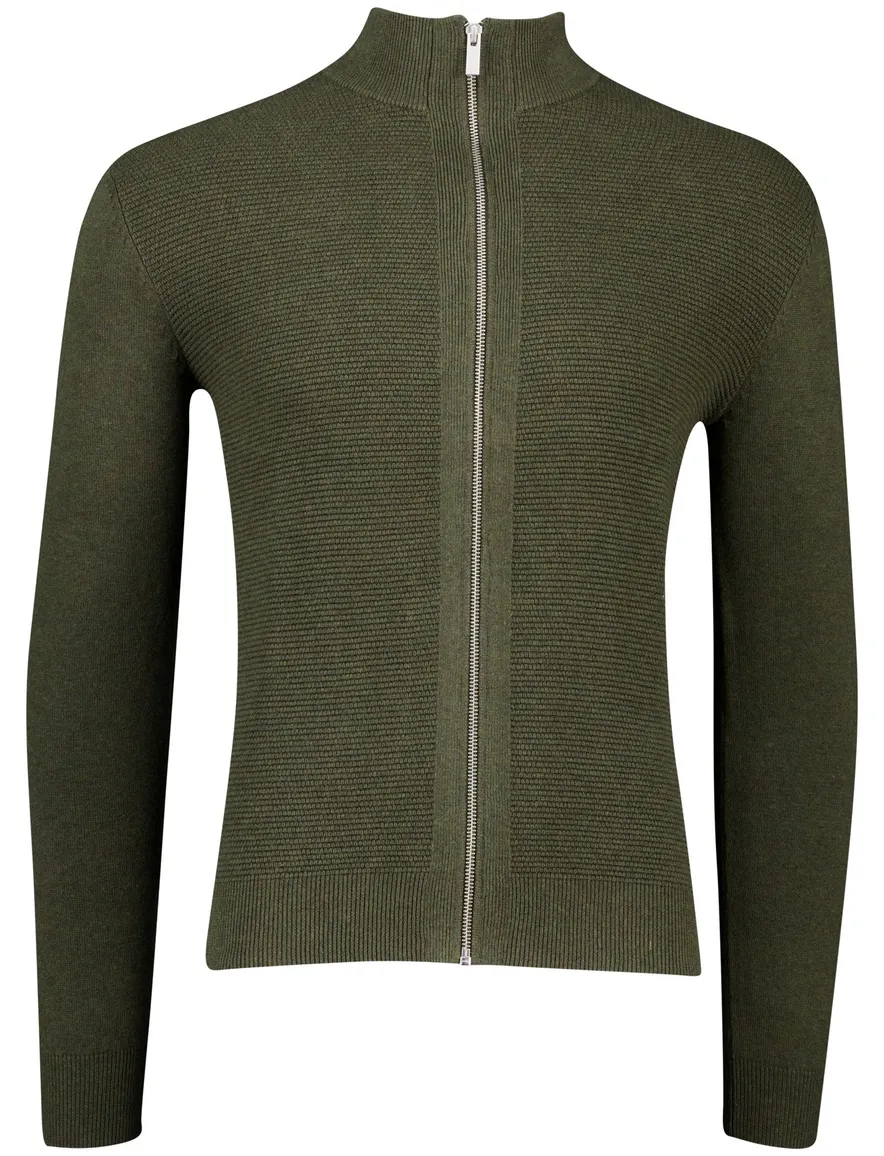 Scotland Blue harvey half zip trui