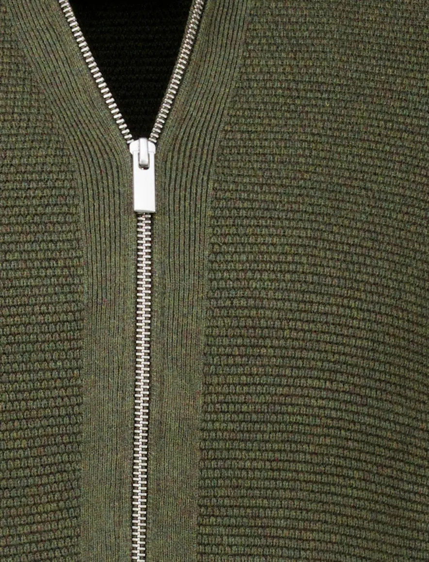 Scotland Blue harvey half zip trui