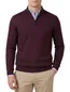 Scotland Blue hince half zip aubergine