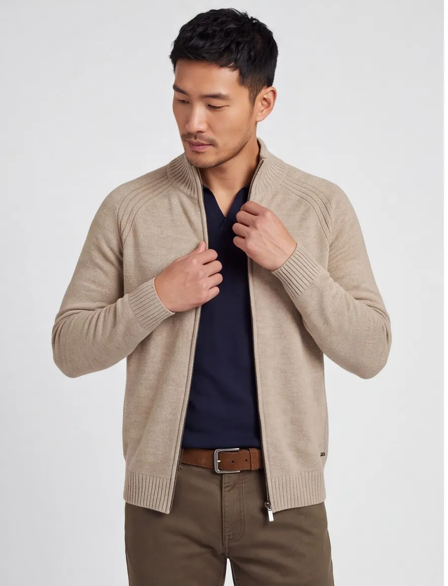 Vest Scotland Blue beige