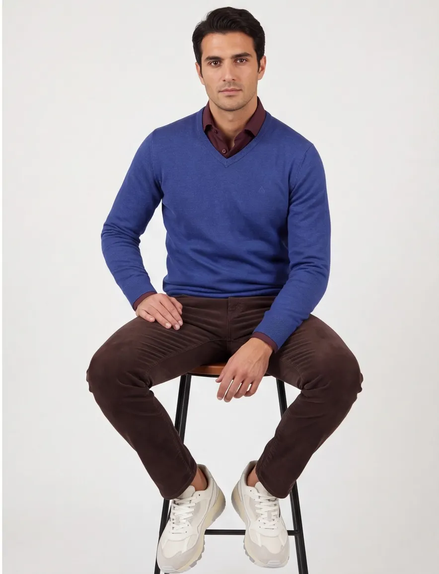 trui blauw Scotland Blue