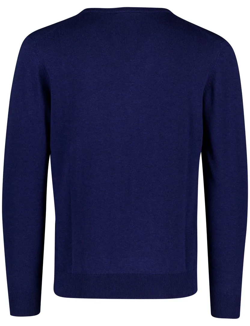 trui Scotland Blue donkerblauw katoen