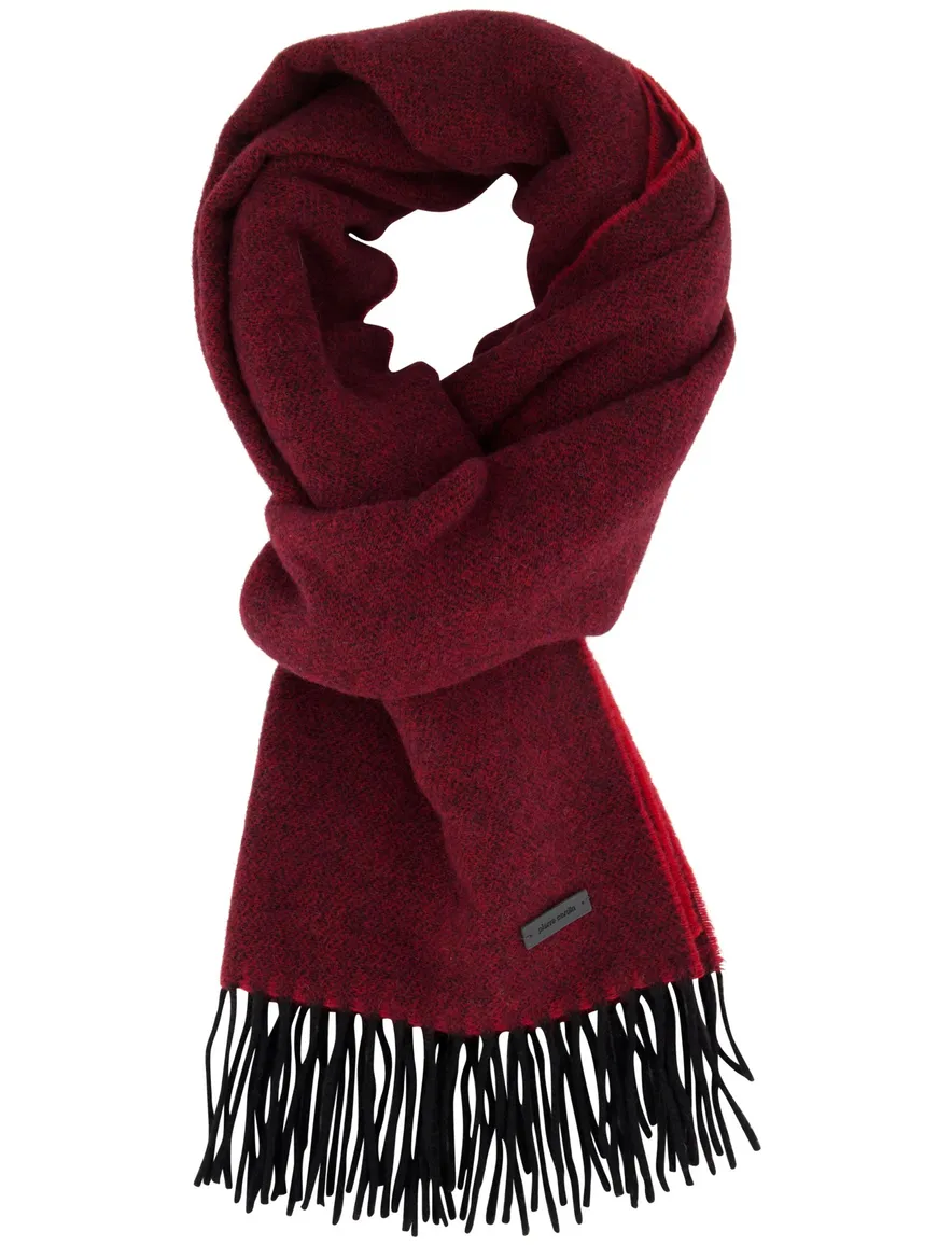 Pierre Cardin sjaal rood wol