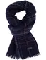 Pierre Cardin sjaal donkerblauw geruit