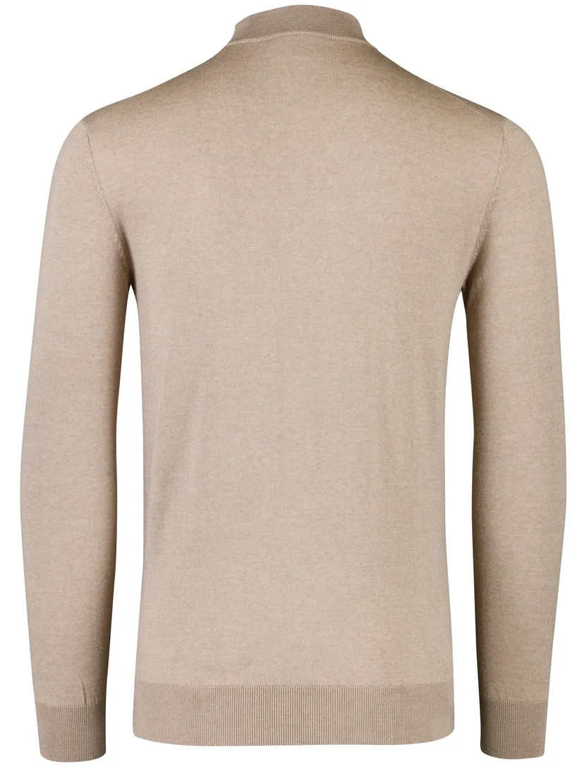 Born with appetite turtle neck trui beige