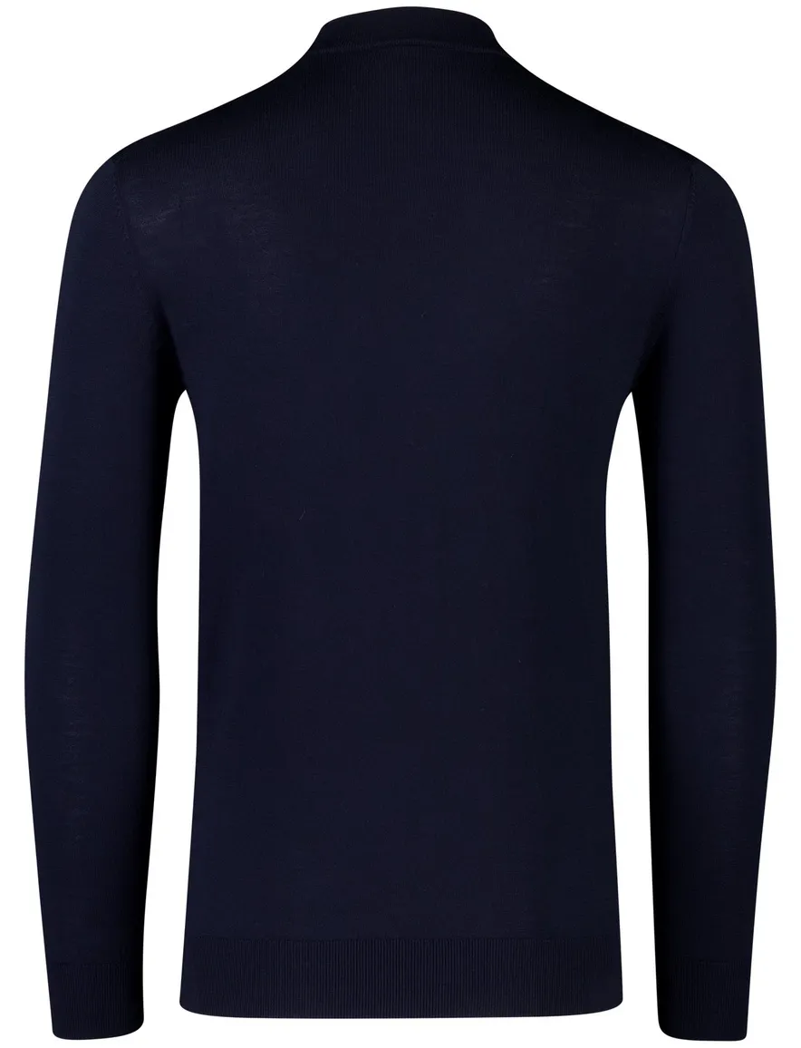 Born with Appetite Berry trui donkerblauw turtleneck