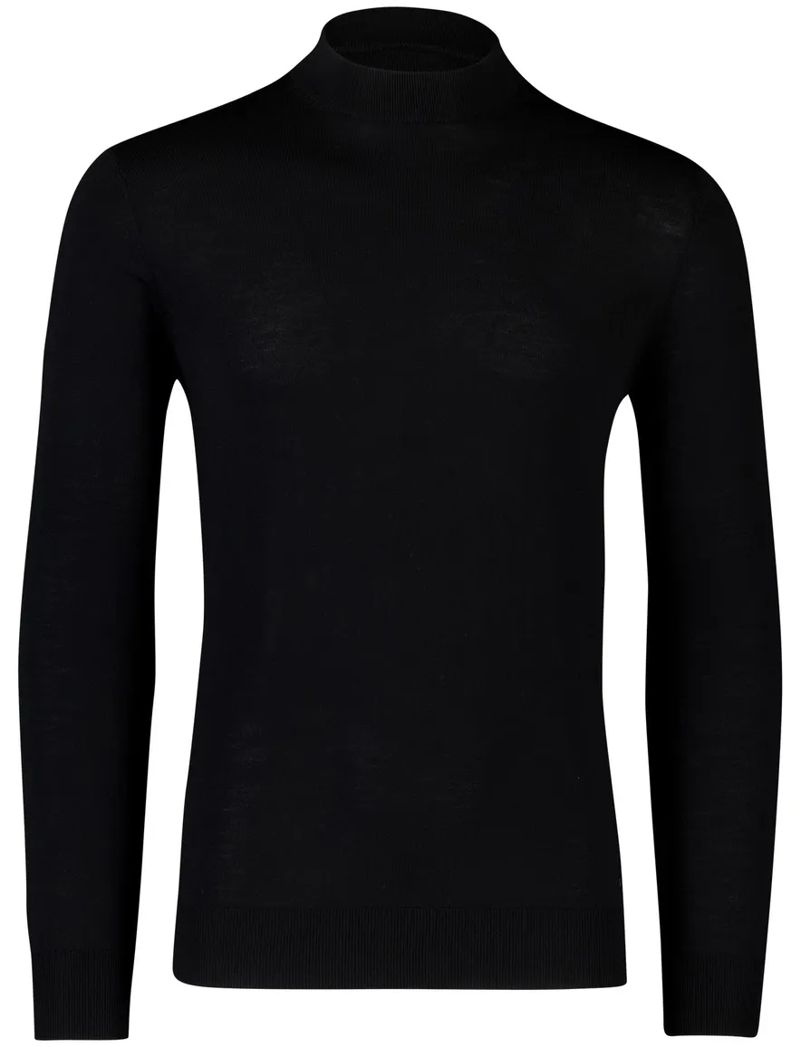 Born with Appetite Berry trui zwart turtleneck