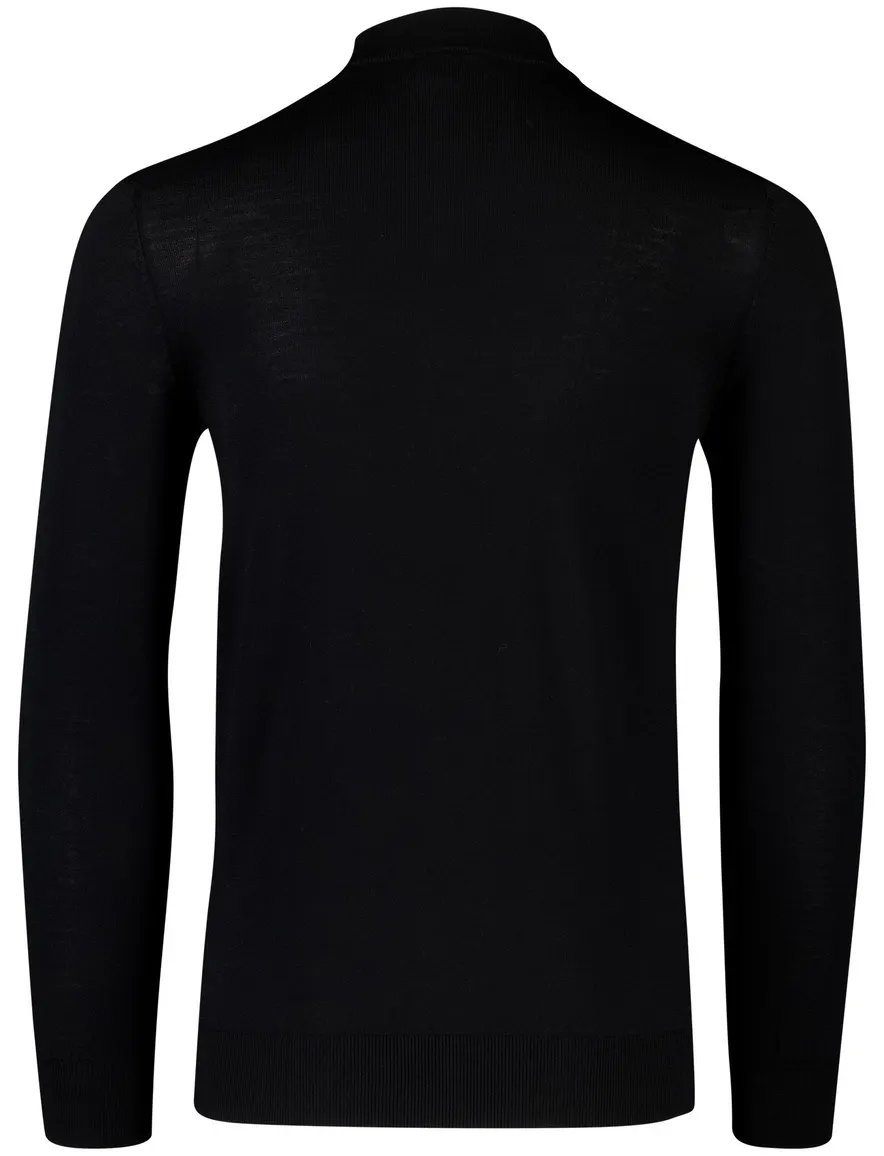 Born with Appetite Berry trui zwart turtleneck