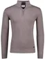 Grijs half zip trui merinowol Born with Appetite Lux pull