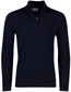 Born With Appetite half zip trui navy merinowol