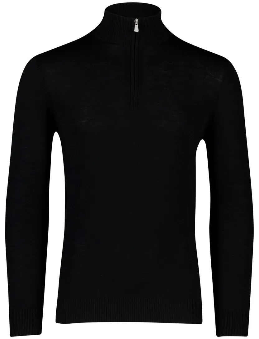 Born With Appetite trui zwart met turtleneck