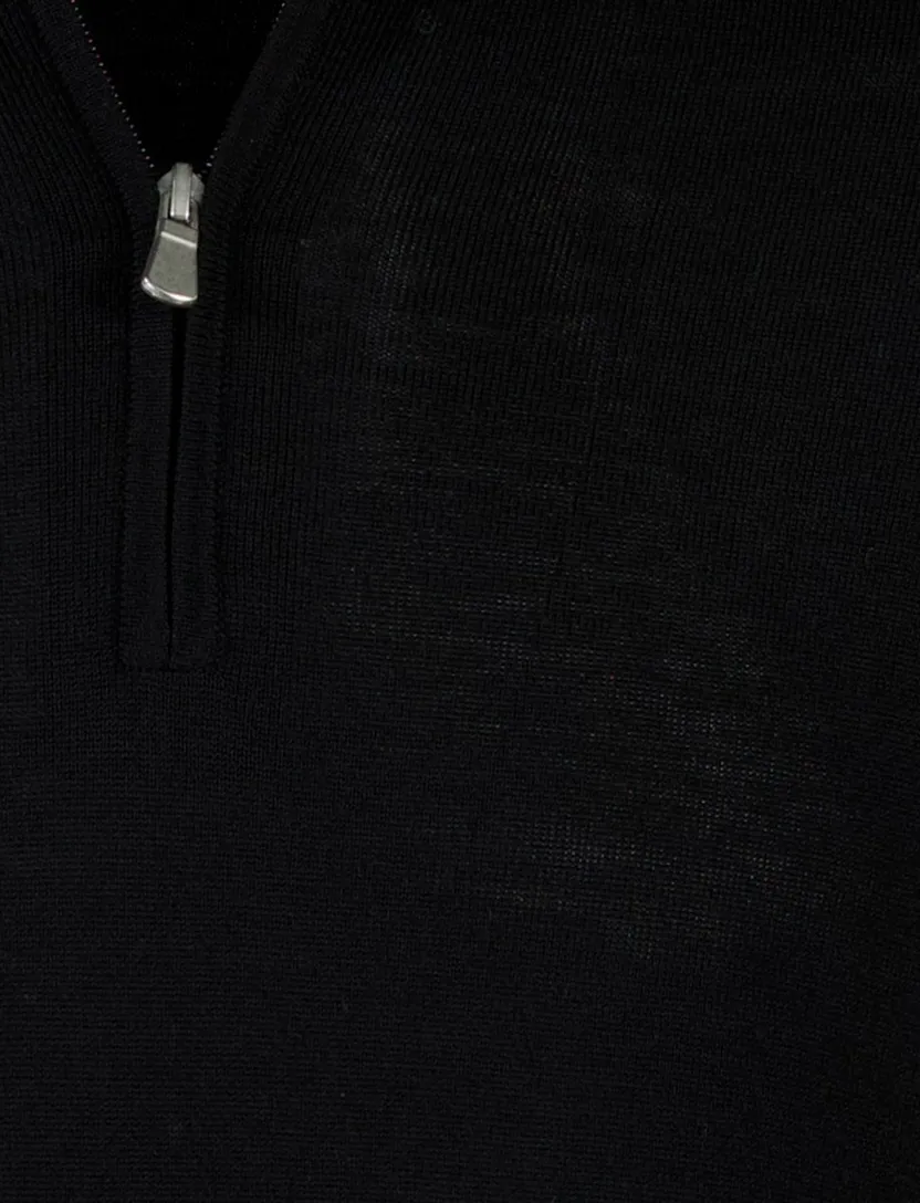 Born With Appetite trui zwart met turtleneck