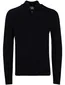 Born with appetite trui navy half zip katoen
