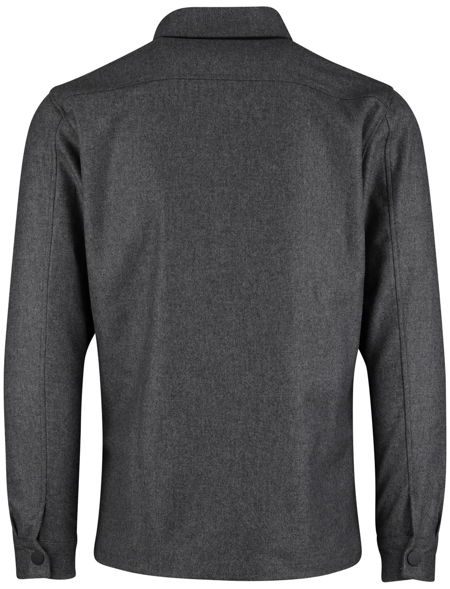 Cavallaro Giovi overshirt antraciet gemêleerd