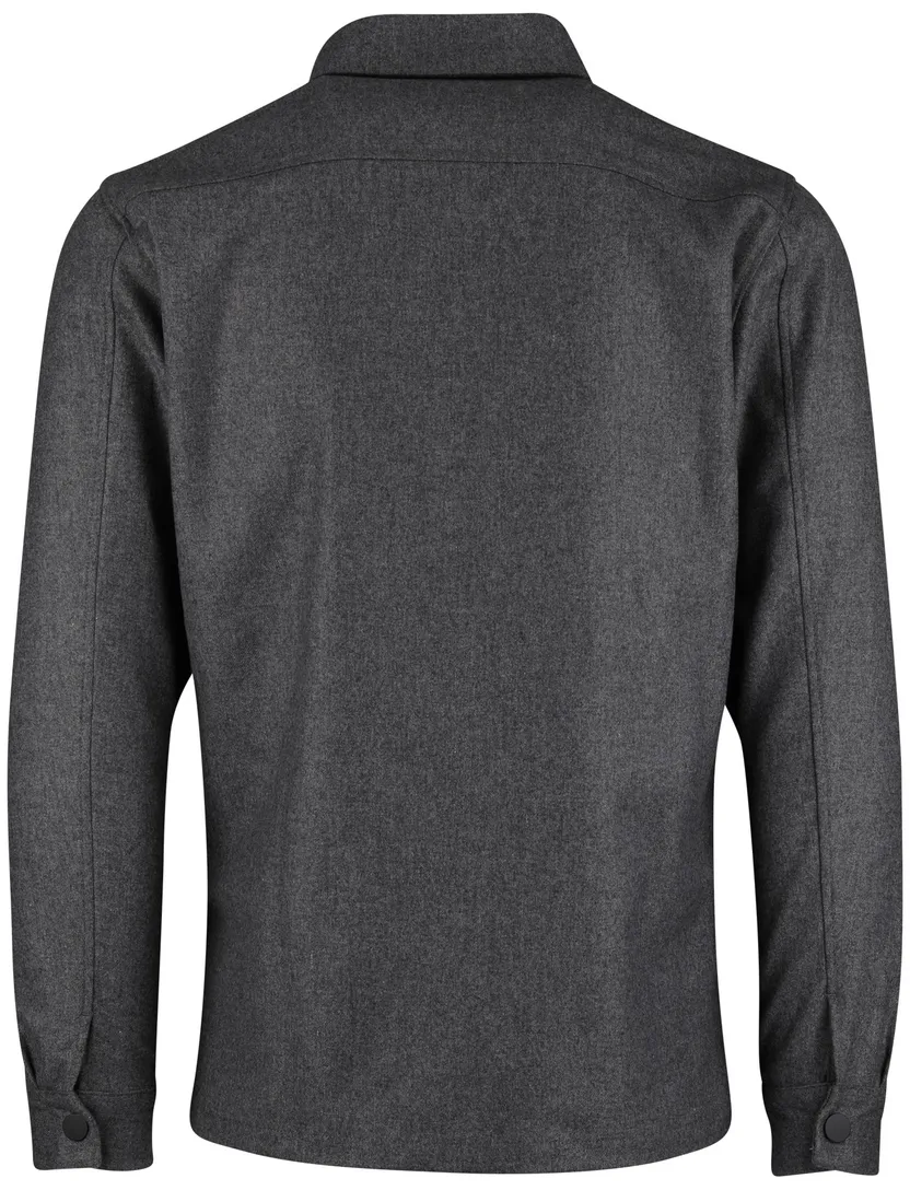 Cavallaro Giovi overshirt antraciet met dubbele borstzakken