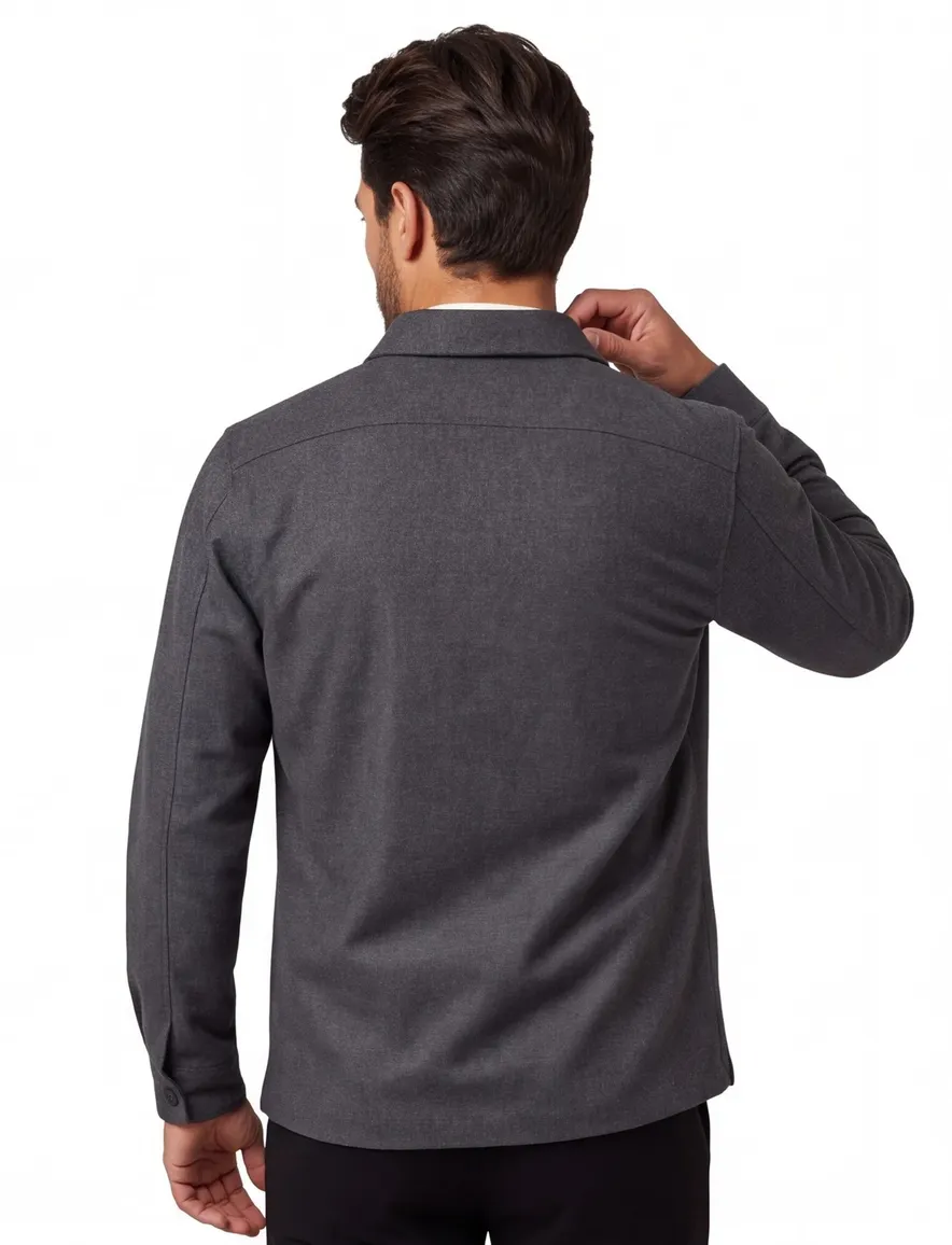 Cavallaro Giovi overshirt antraciet