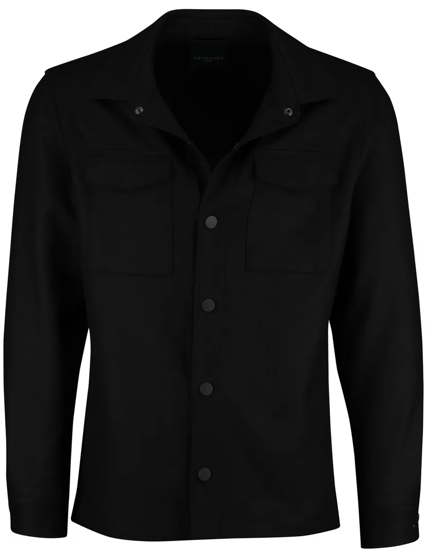 Cavallaro zwart overshirt Giovi