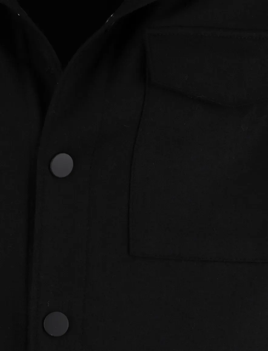 Cavallaro overshirt Giovi zwart