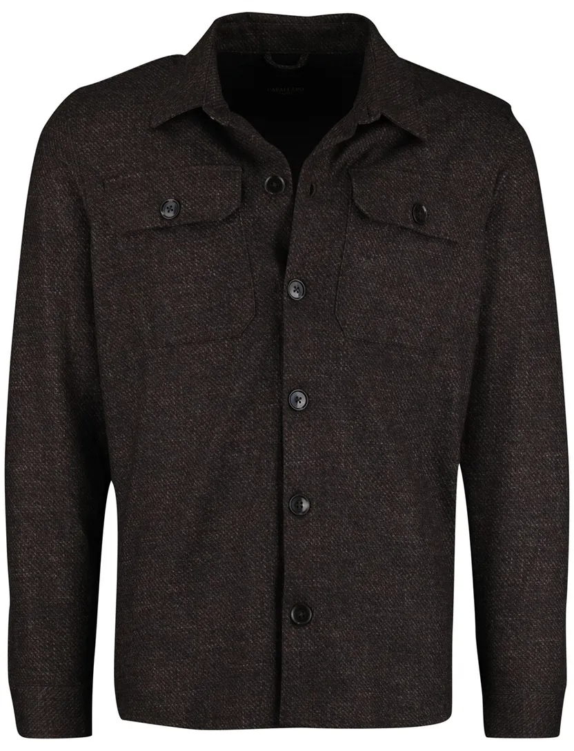 Cavallaro Zento overshirt bruin