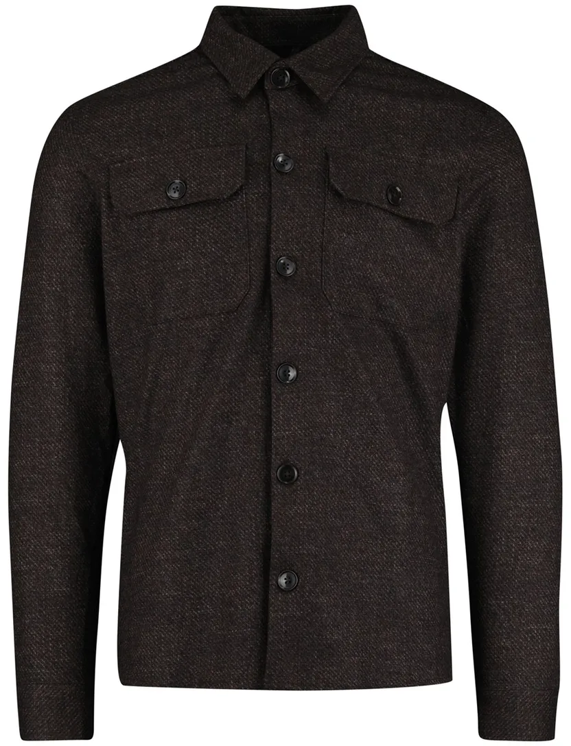 Cavallaro Zento overshirt bruin