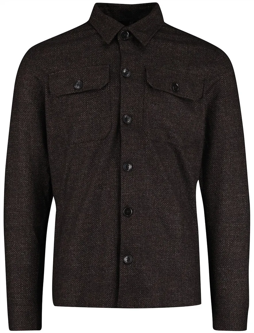 Cavallaro Zento overshirt bruin