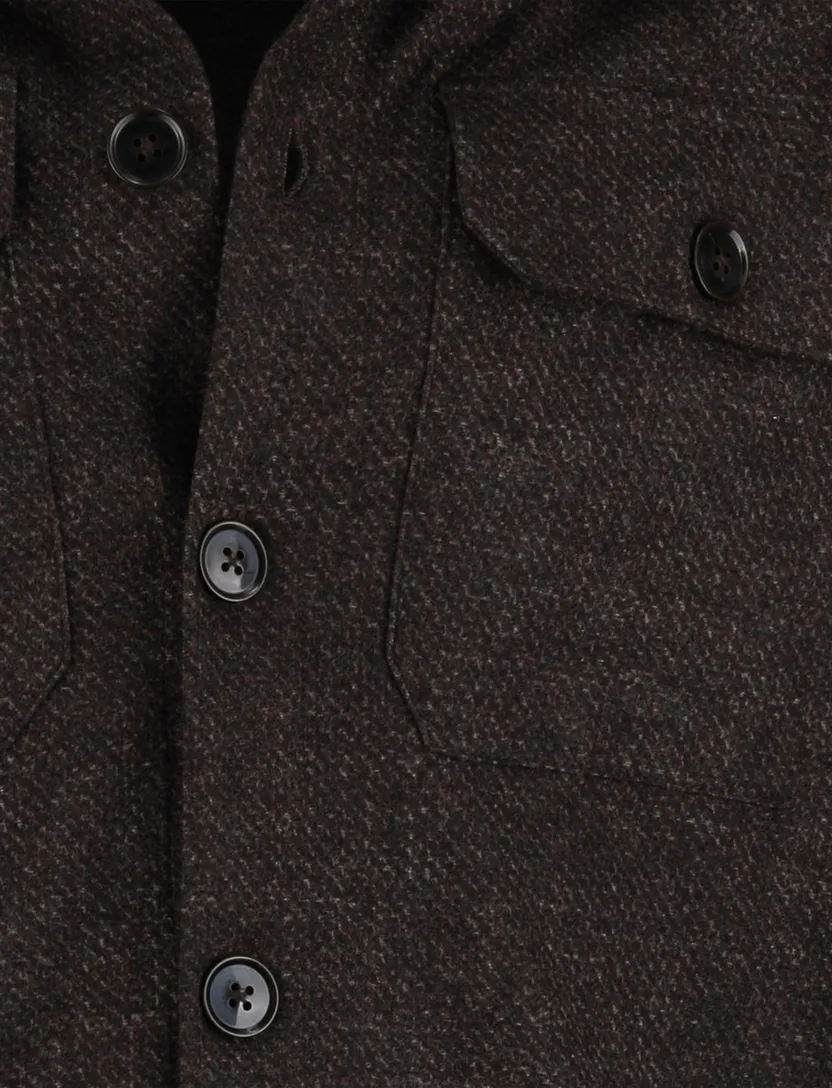 Cavallaro Zento overshirt bruin