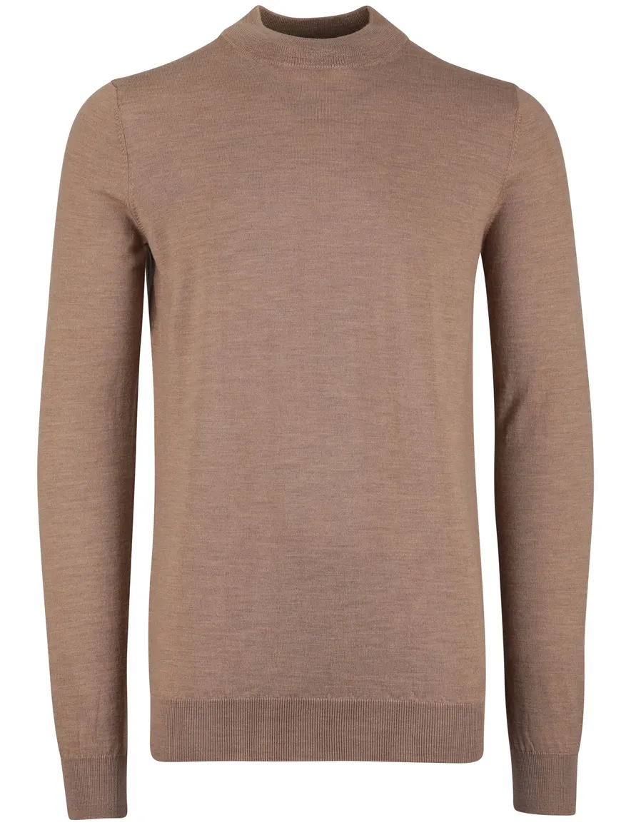 Portofino trui turtle neck beige extra lang