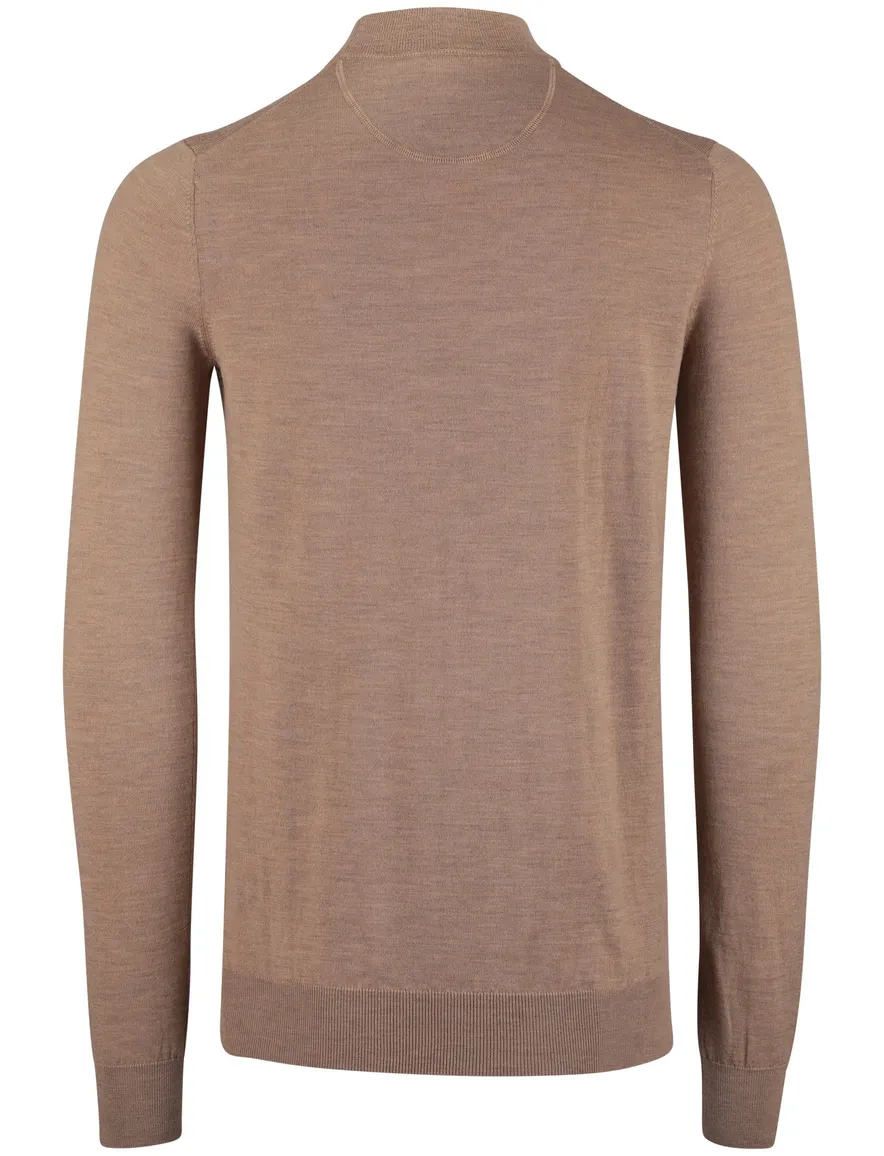 Portofino trui turtle neck beige extra lang