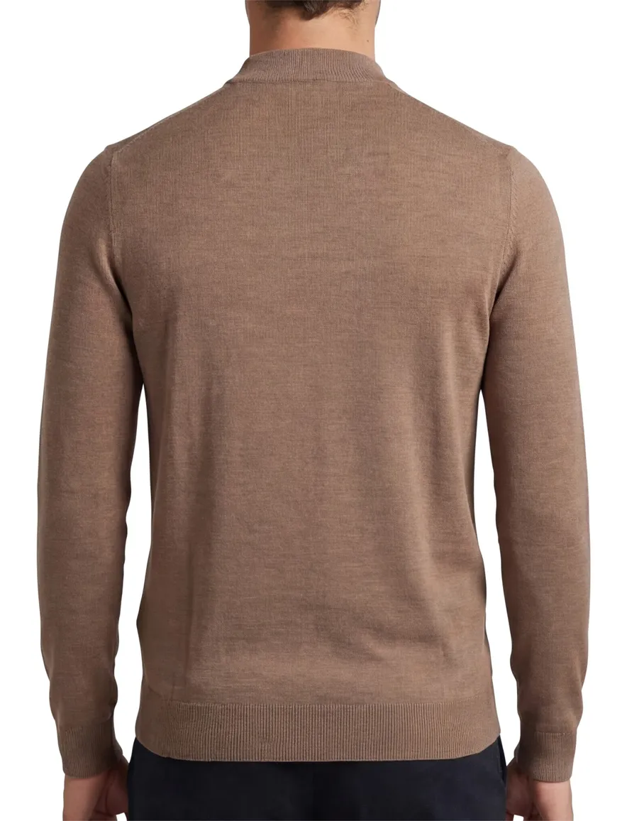 Portofino trui turtle neck beige extra lang