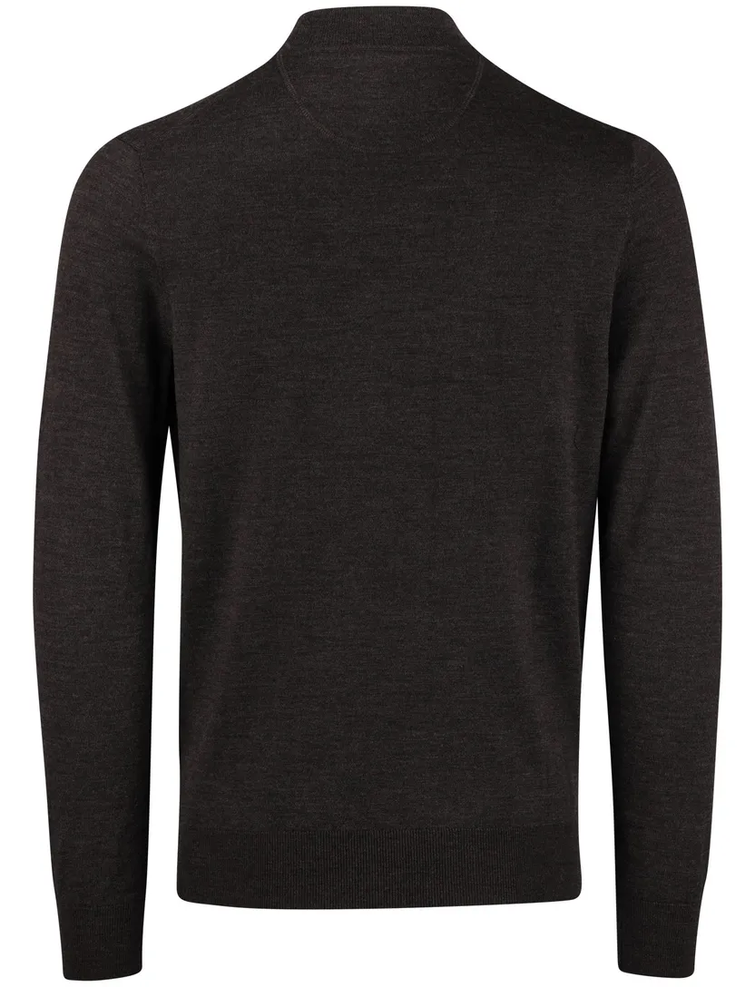 Portofino turtleneck antraciet merinowol gemêleerd