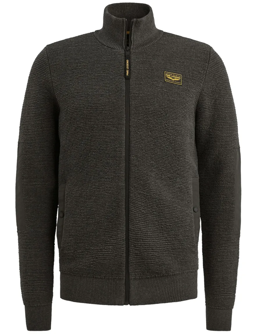 PME Legend Vest antraciet rits structuur