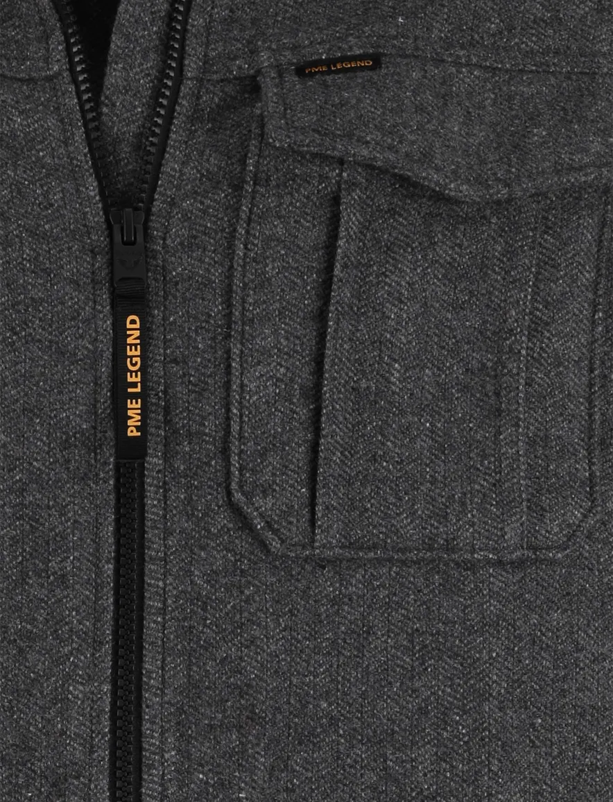 grijs vest Pme legend met borstzak