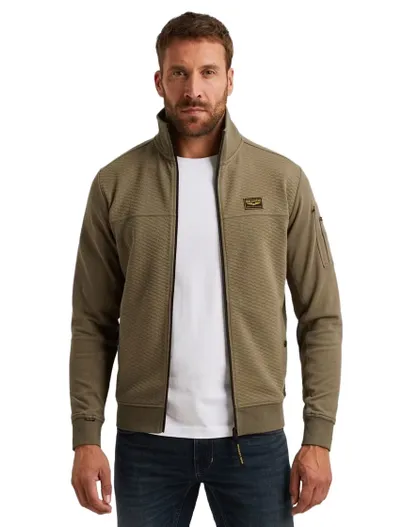 PME Legend PME Legend Vest Groen katoen jacquard
