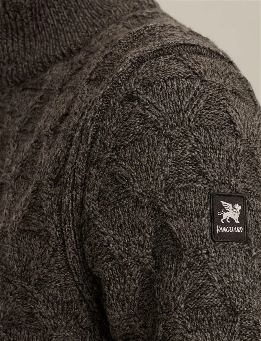 Vanguard half zip trui groen