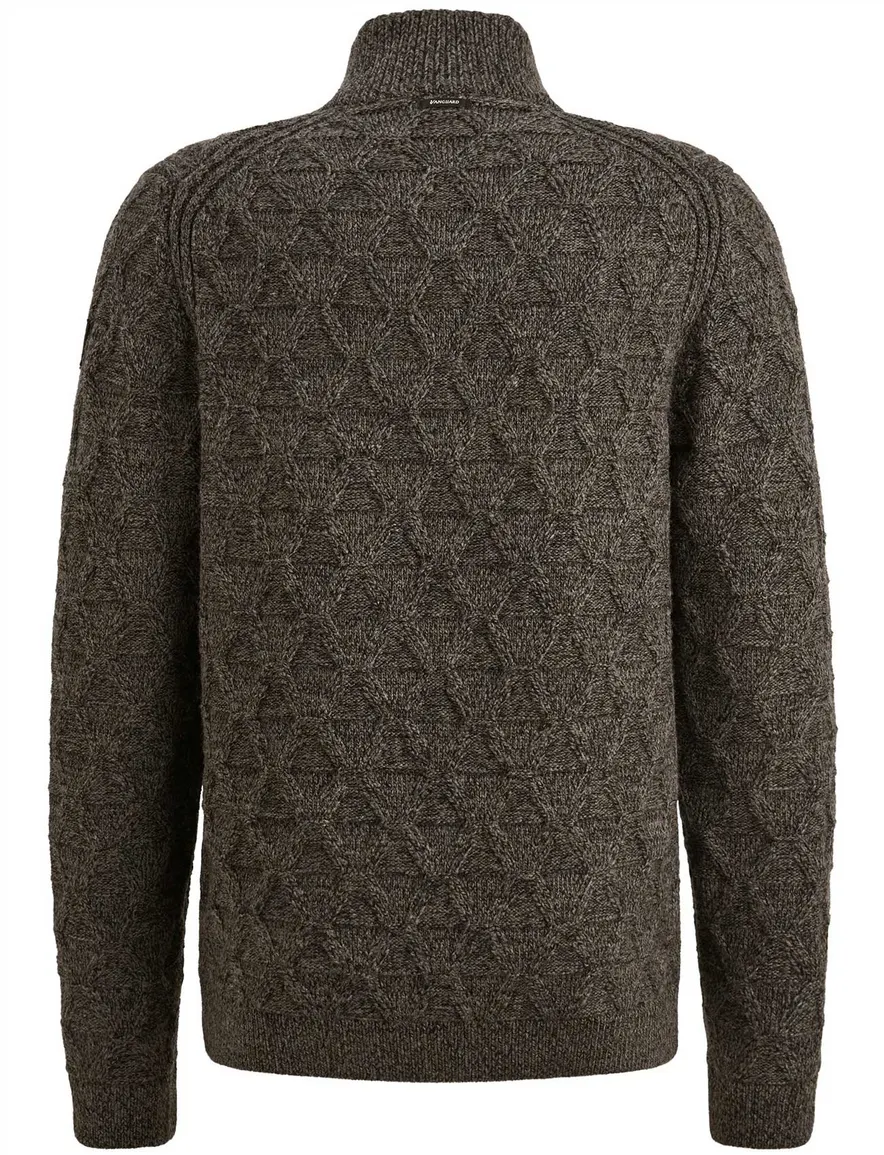 Vanguard half zip trui groen