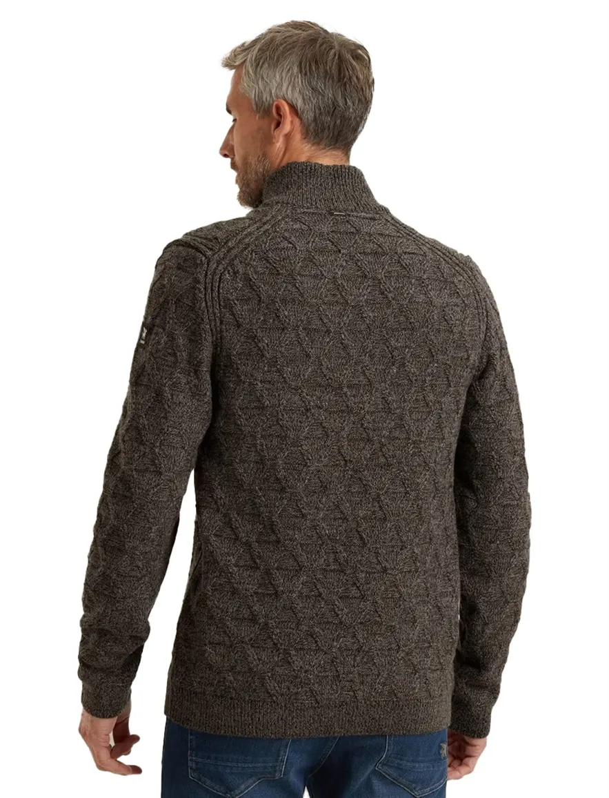 Vanguard half zip trui groen