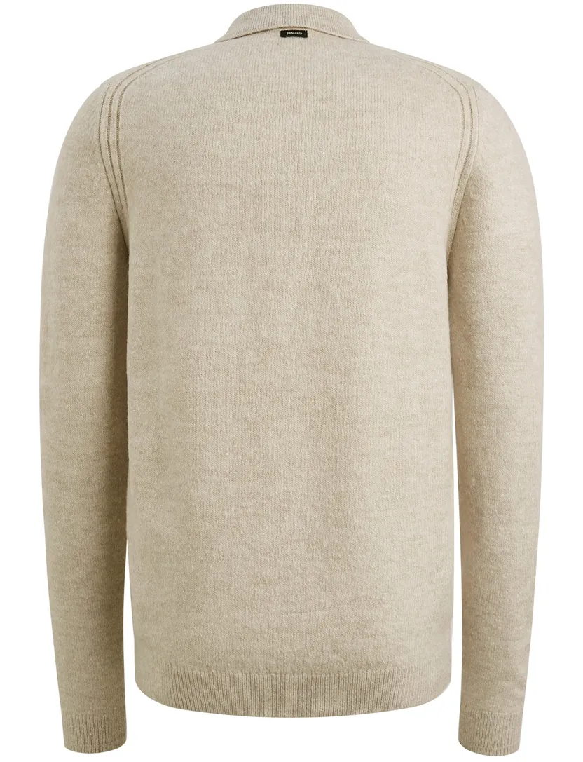 Half zip beige trui Vanguard normale fit